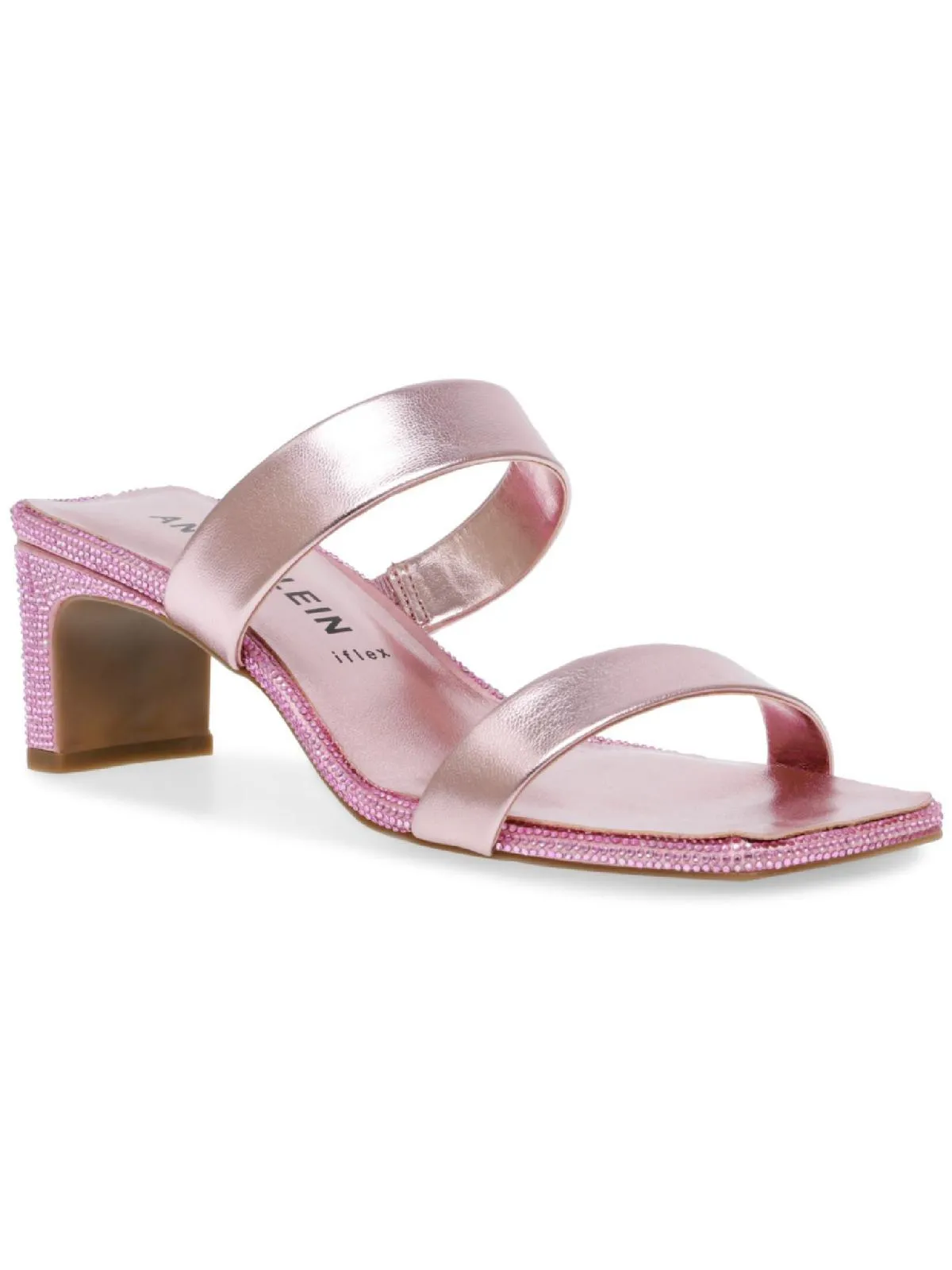 Jaimie Womens Embellished Slip-on Mules