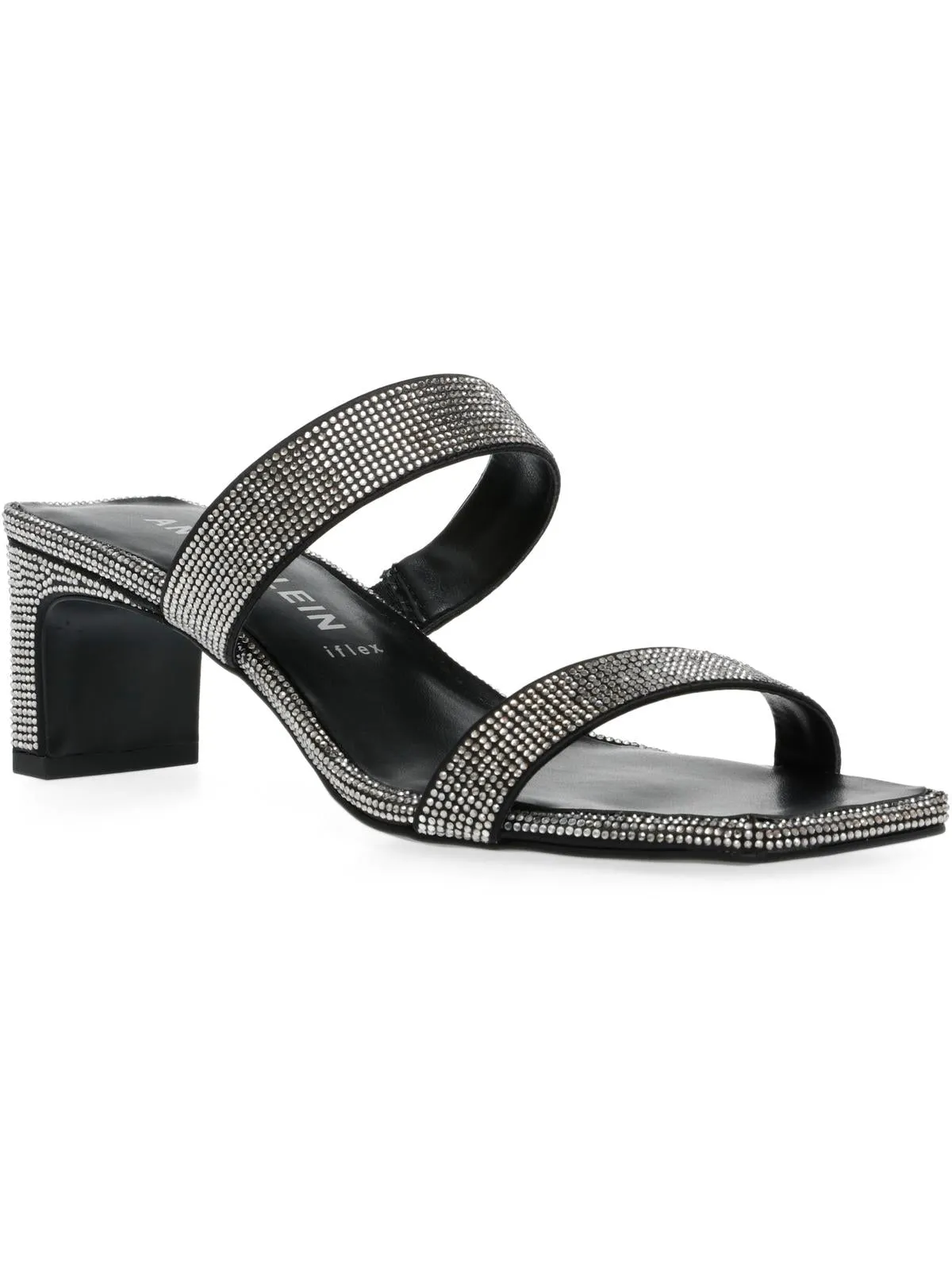 Jaimie Womens Embellished Slip-on Mules