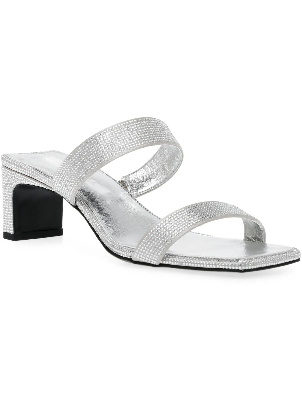 Jaimie Womens Embellished Slip-on Mules
