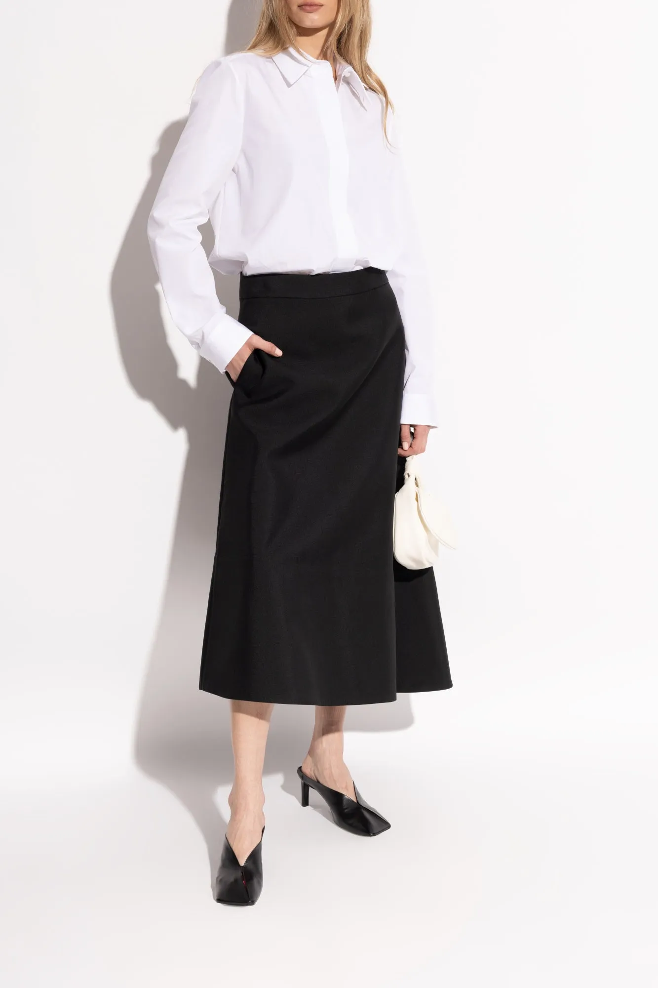 Jil Sander Leather Heeled Mules