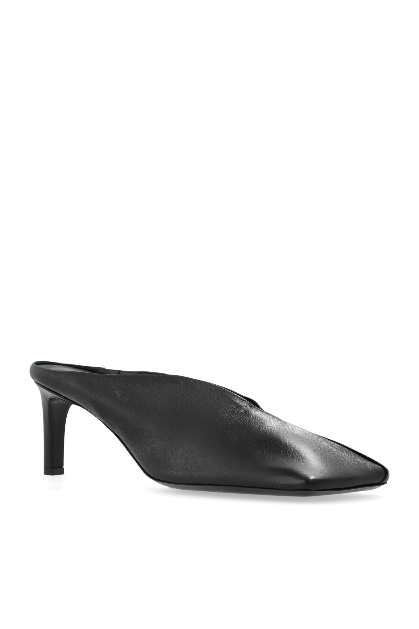 Jil Sander Leather Heeled Mules