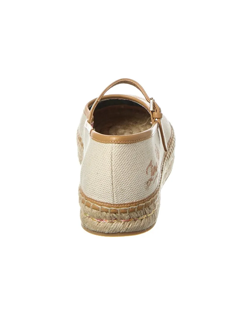 Jimmy Choo Aciel Canvas & Leather Espadrille