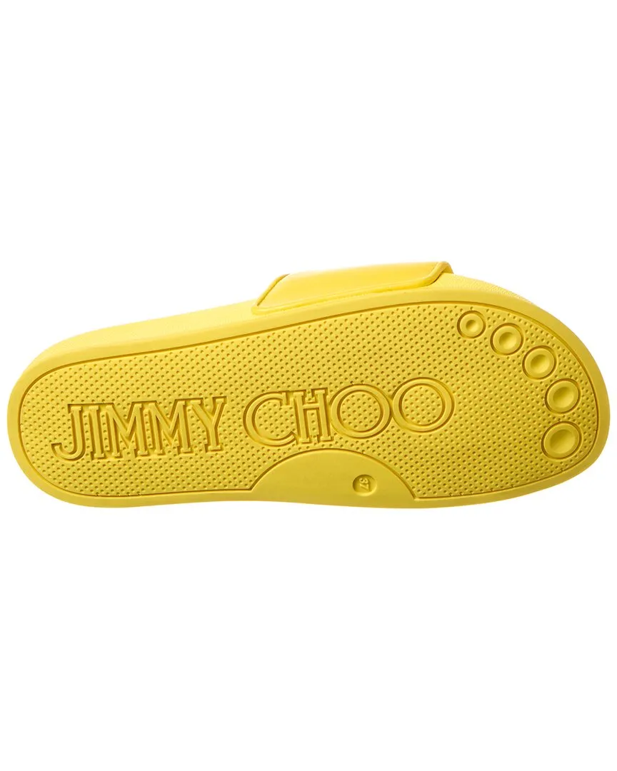 Jimmy Choo Azari/F Leather Slide