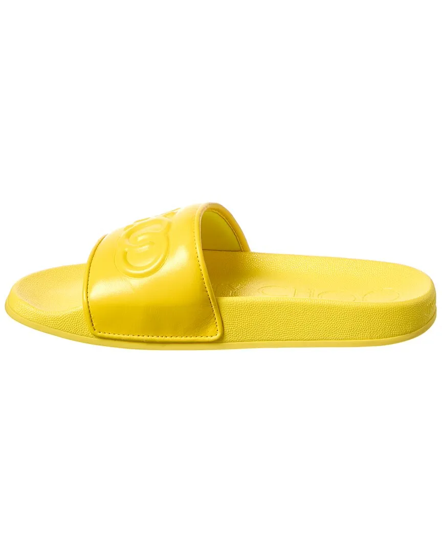 Jimmy Choo Azari/F Leather Slide