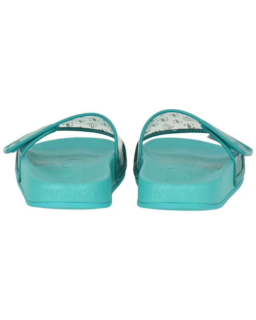 Jimmy Choo Fitz/F Leather Slide