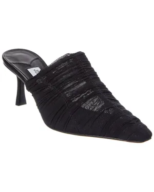 Jimmy Choo Lotta 65 Ruched Tulle Mule
