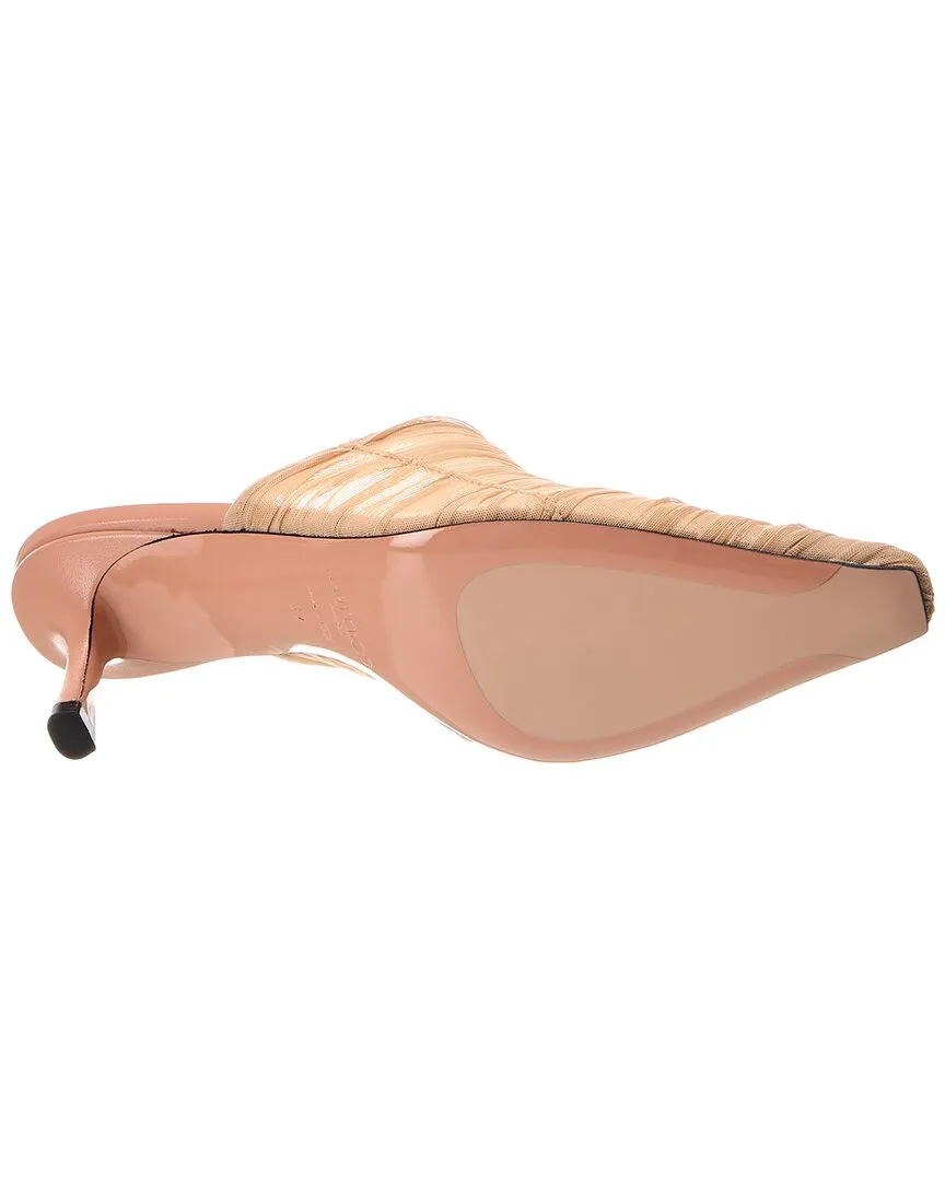 Jimmy Choo Lotta 65 Ruched Tulle Mule