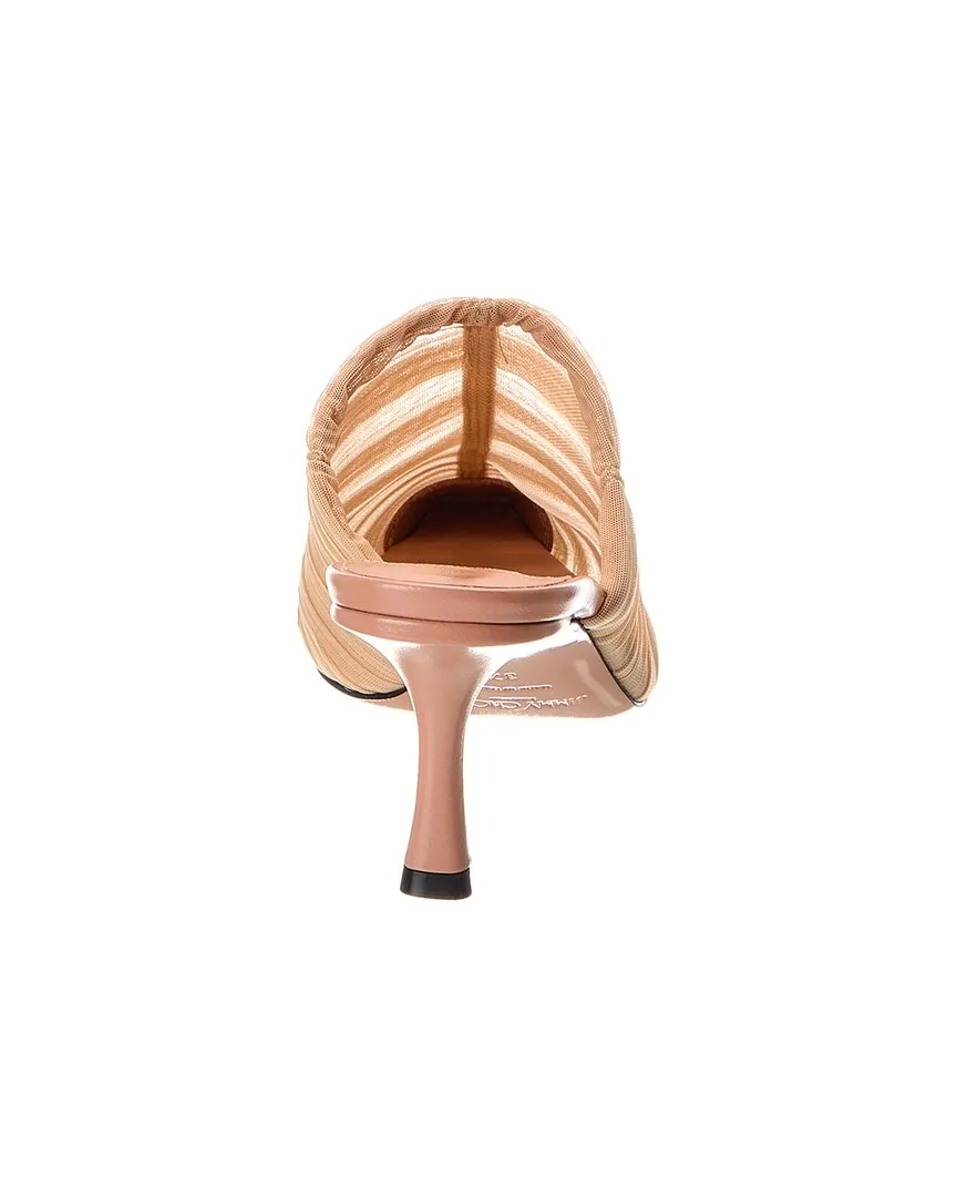 Jimmy Choo Lotta 65 Ruched Tulle Mule