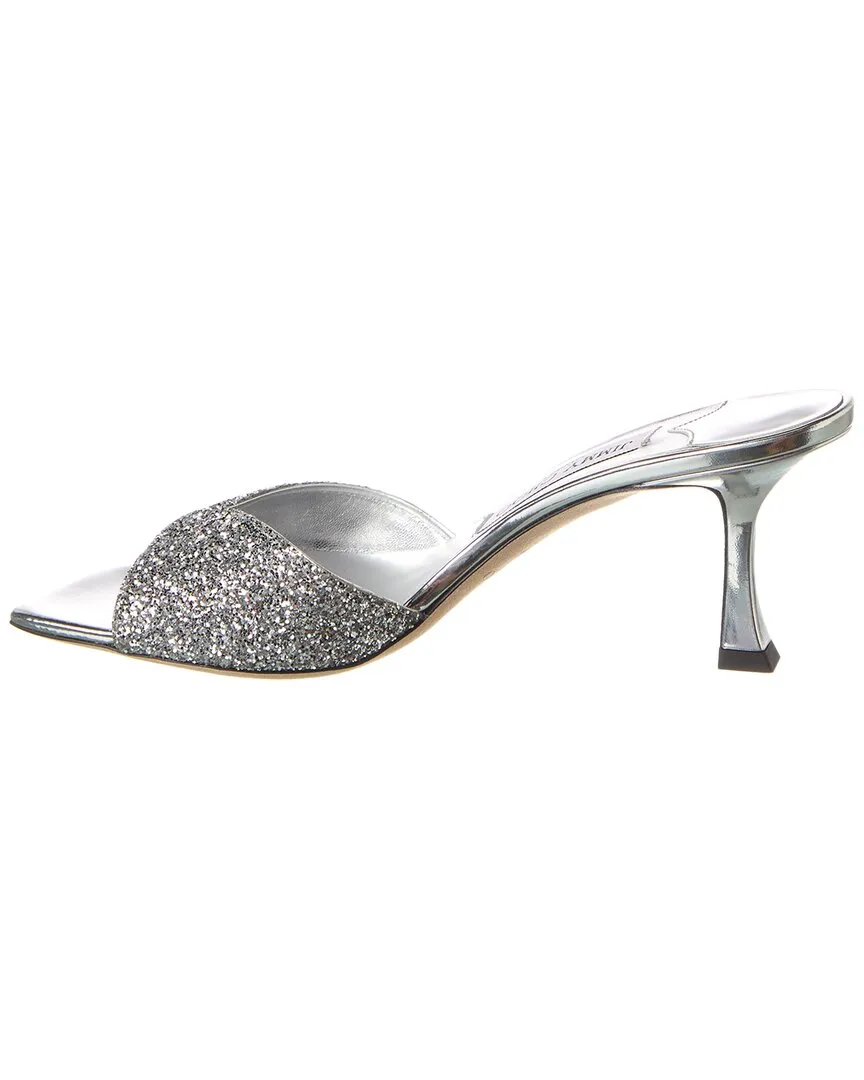 Jimmy Choo Skye 70 Glitter Mule