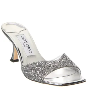 Jimmy Choo Skye 70 Glitter Mule
