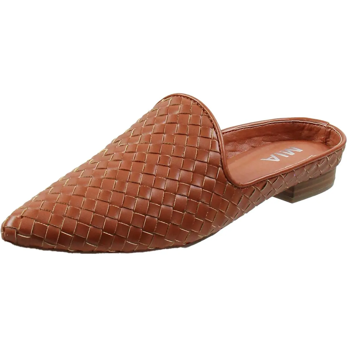 Johona Womens Pointed Toe Slip On Mules