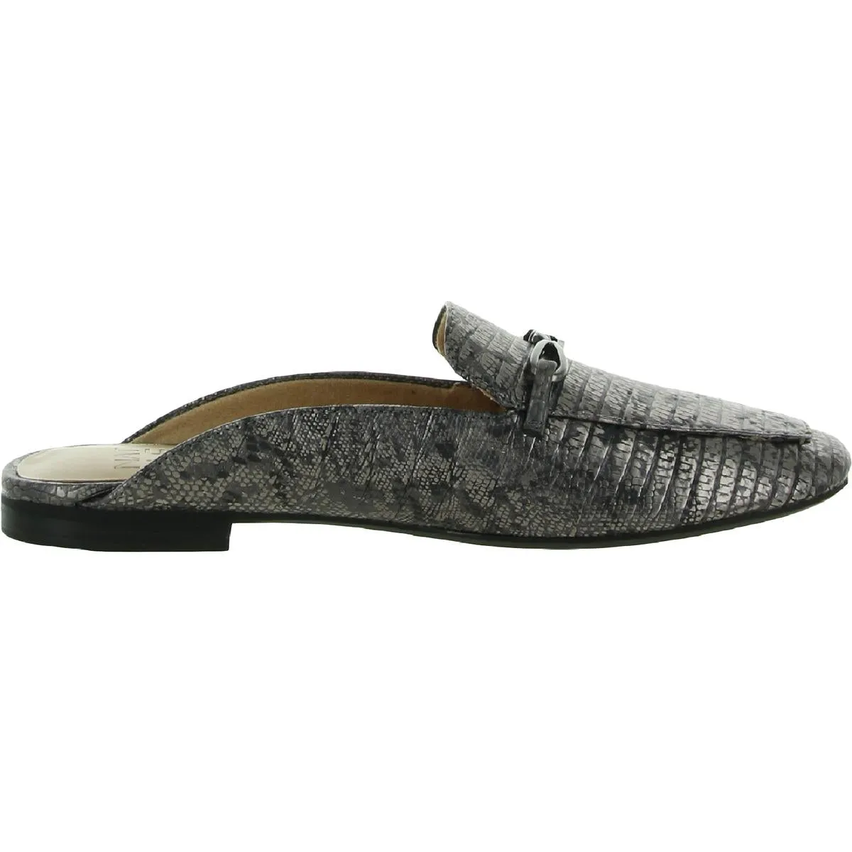 Kayden Womens Faux Leather Slip On Mules