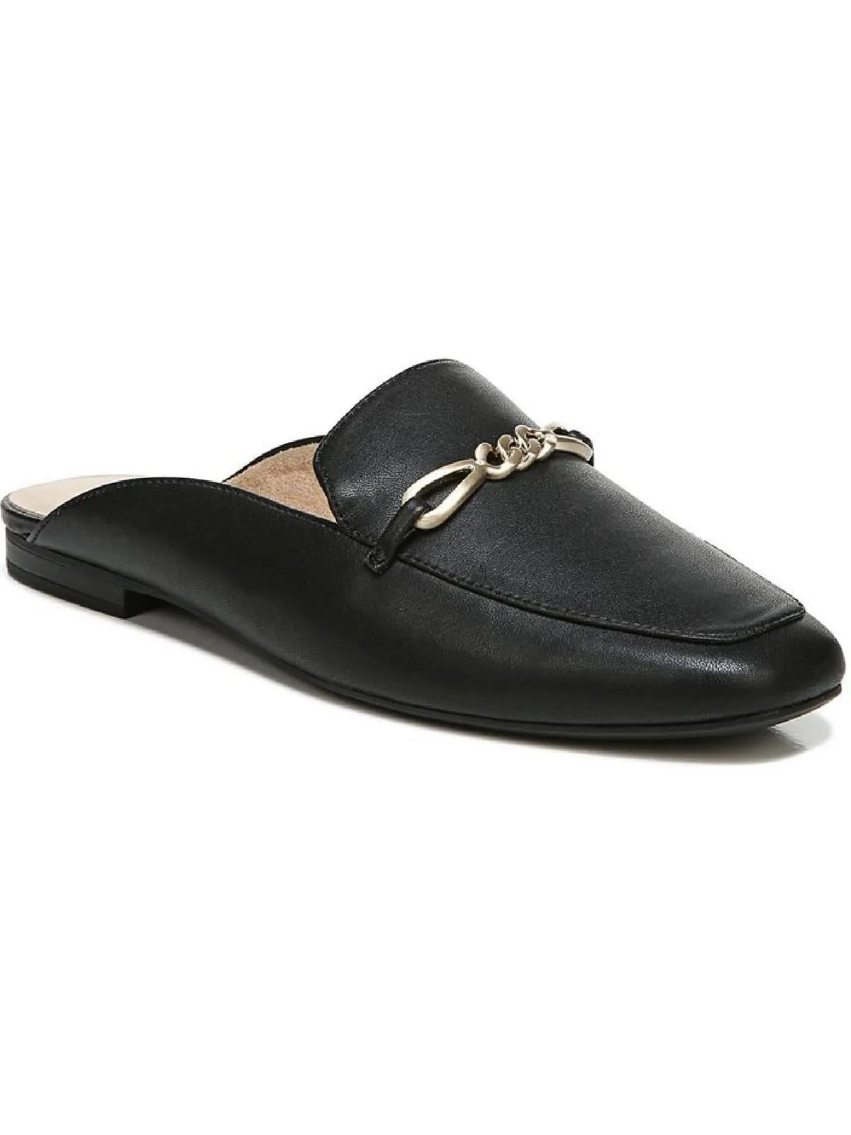 Kayden Womens Faux Leather Slip On Mules