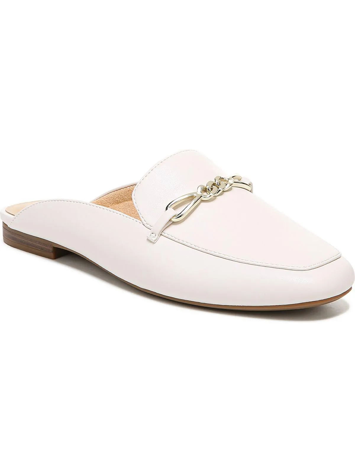 Kayden Womens Faux Leather Slip On Mules