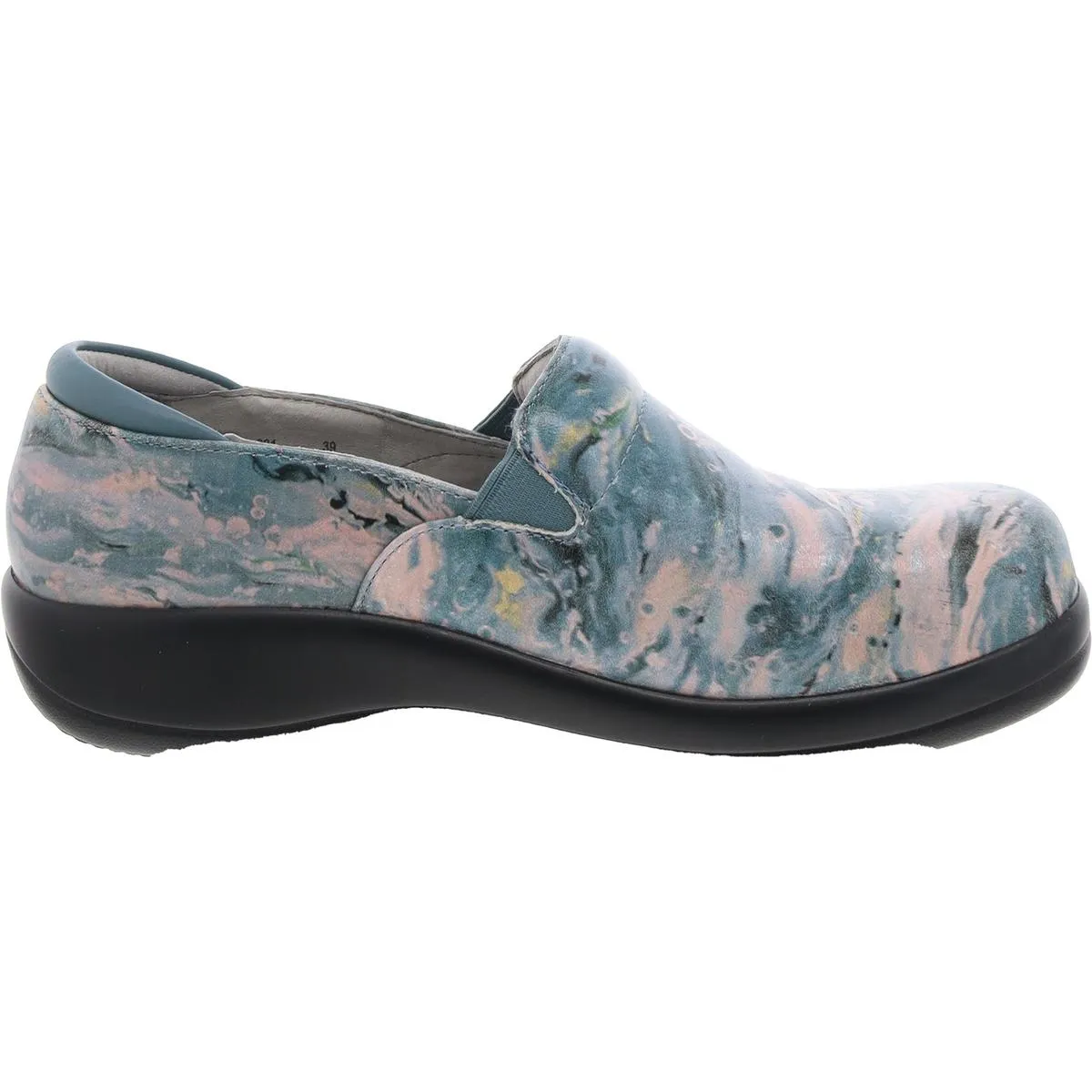 Keli Womens Leather Casual Clogs