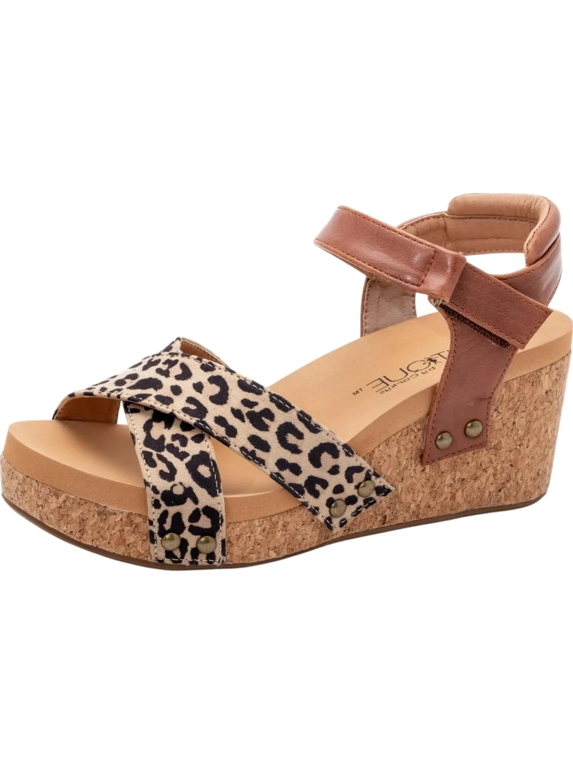 Kindle Wedge Sandal In Brown