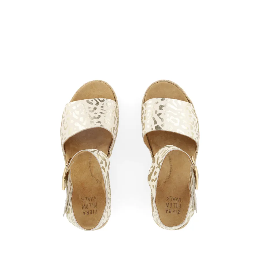 KRAIG XF - BEIGE/GOLD LEATHER