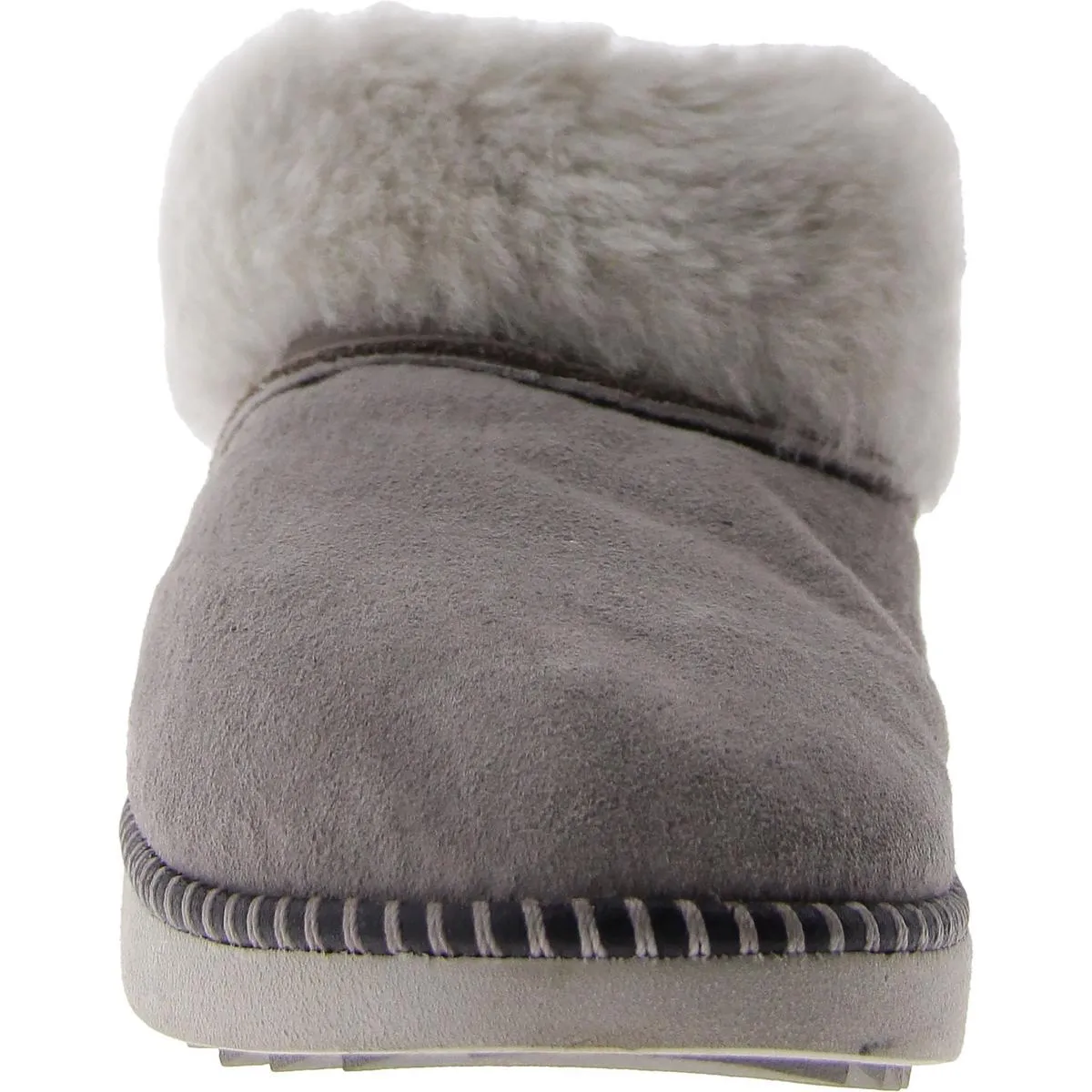 Ku'I Womens Suede Slip On Loafer Slippers