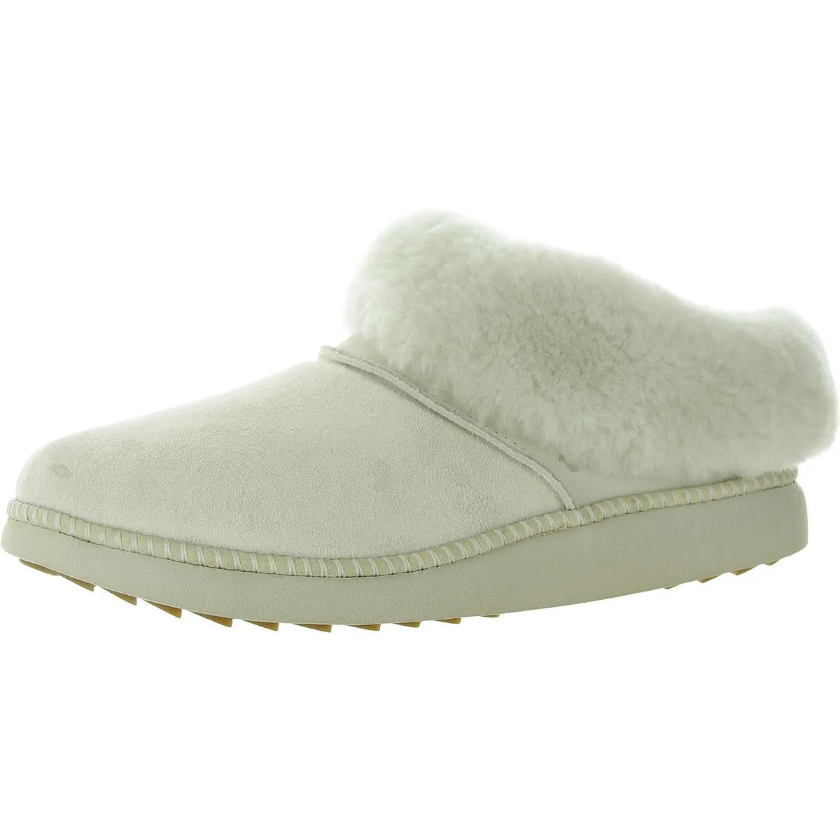 Ku'I Womens Suede Slip On Loafer Slippers