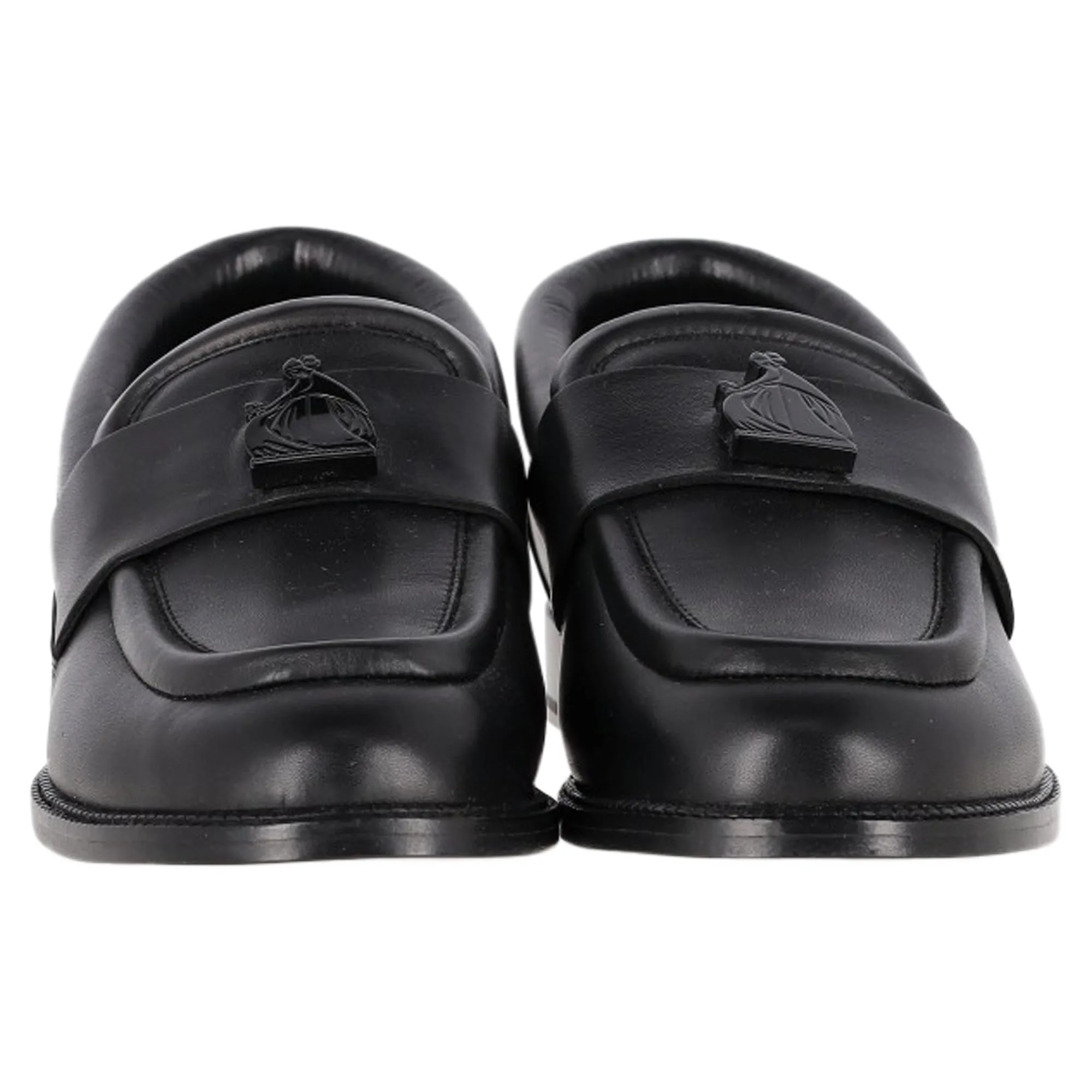 Lanvin Slip on Loafers in Black Leather