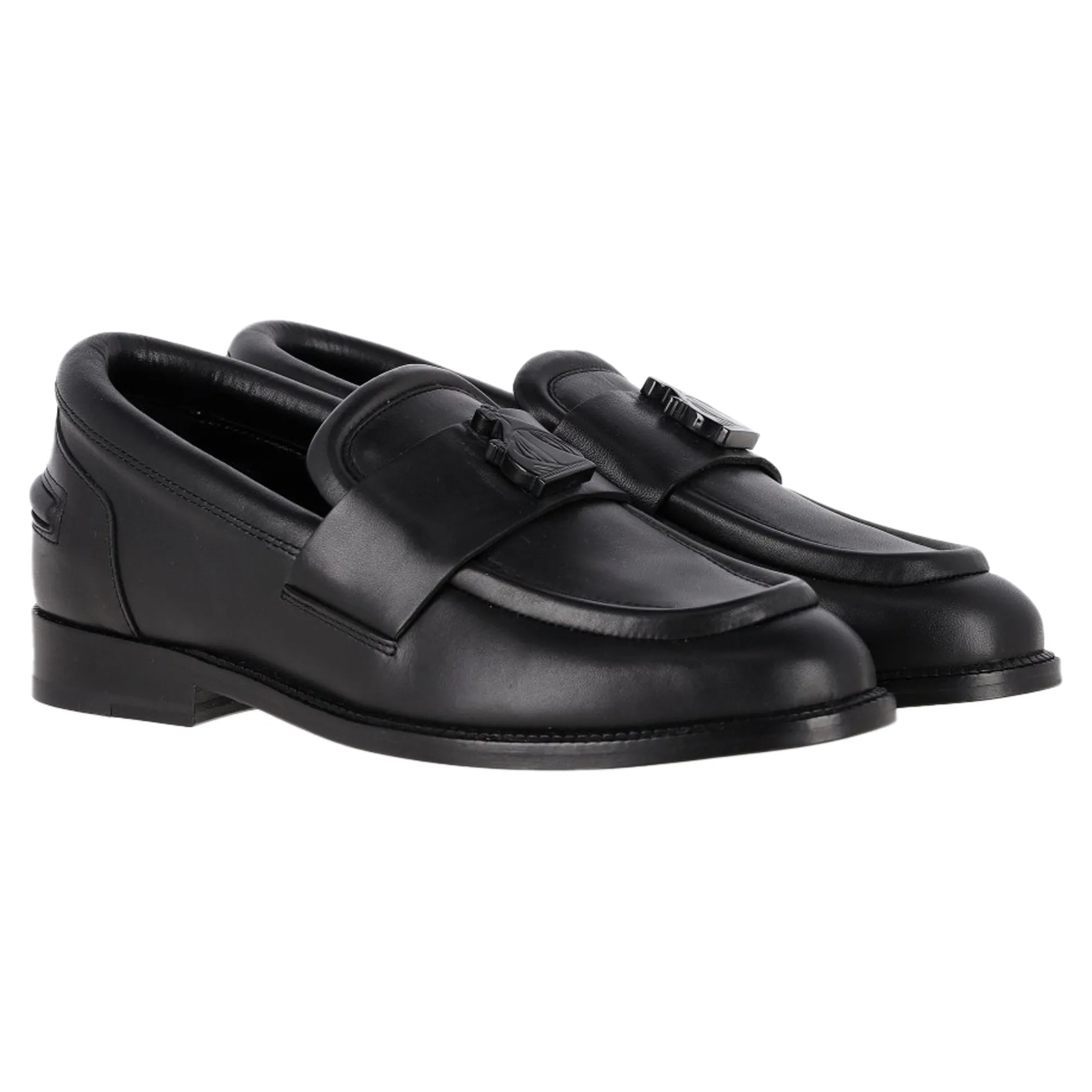 Lanvin Slip on Loafers in Black Leather