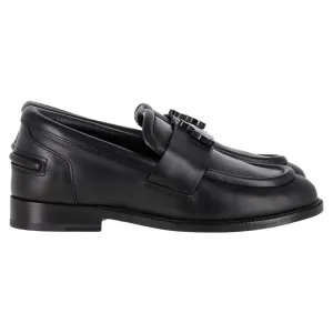 Lanvin Slip on Loafers in Black Leather