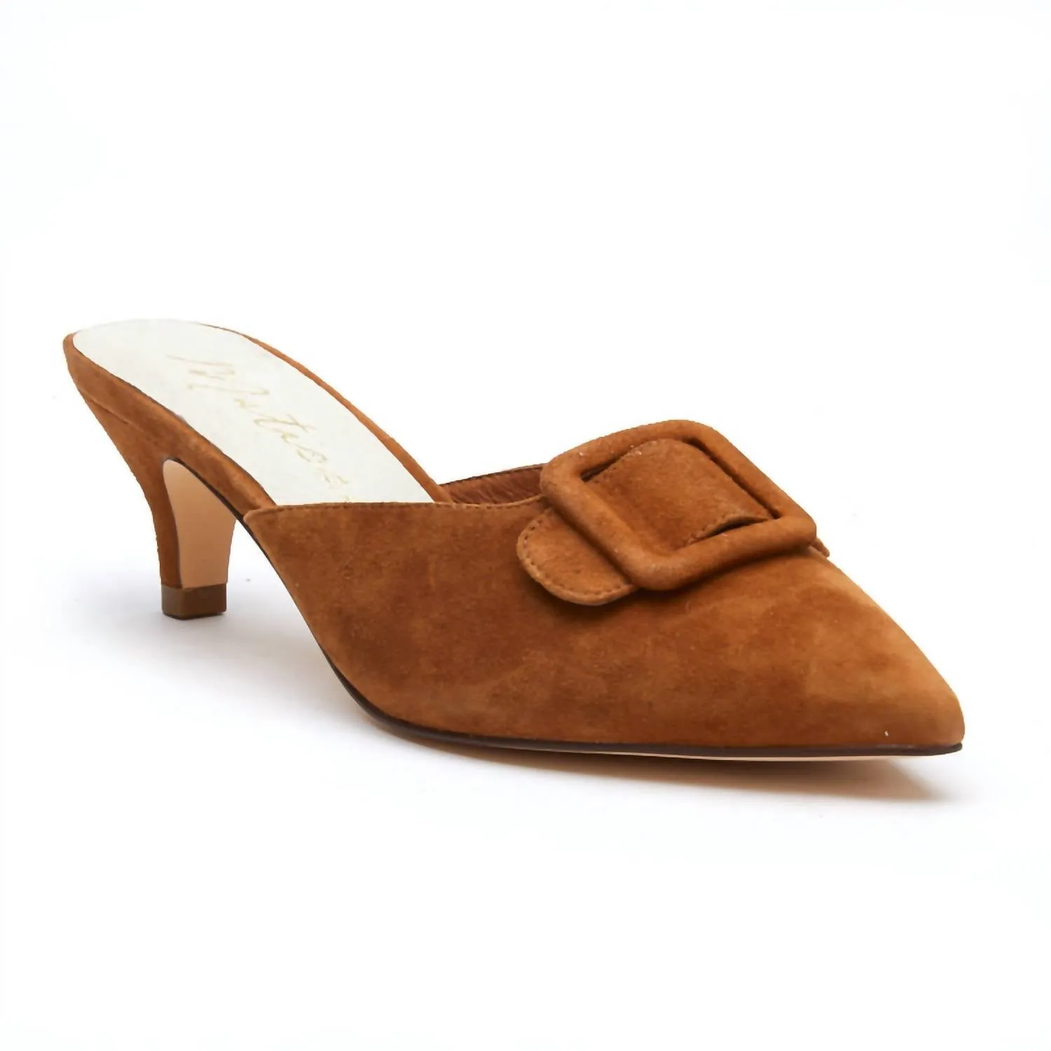 Layover Heeled Mule In Saddle