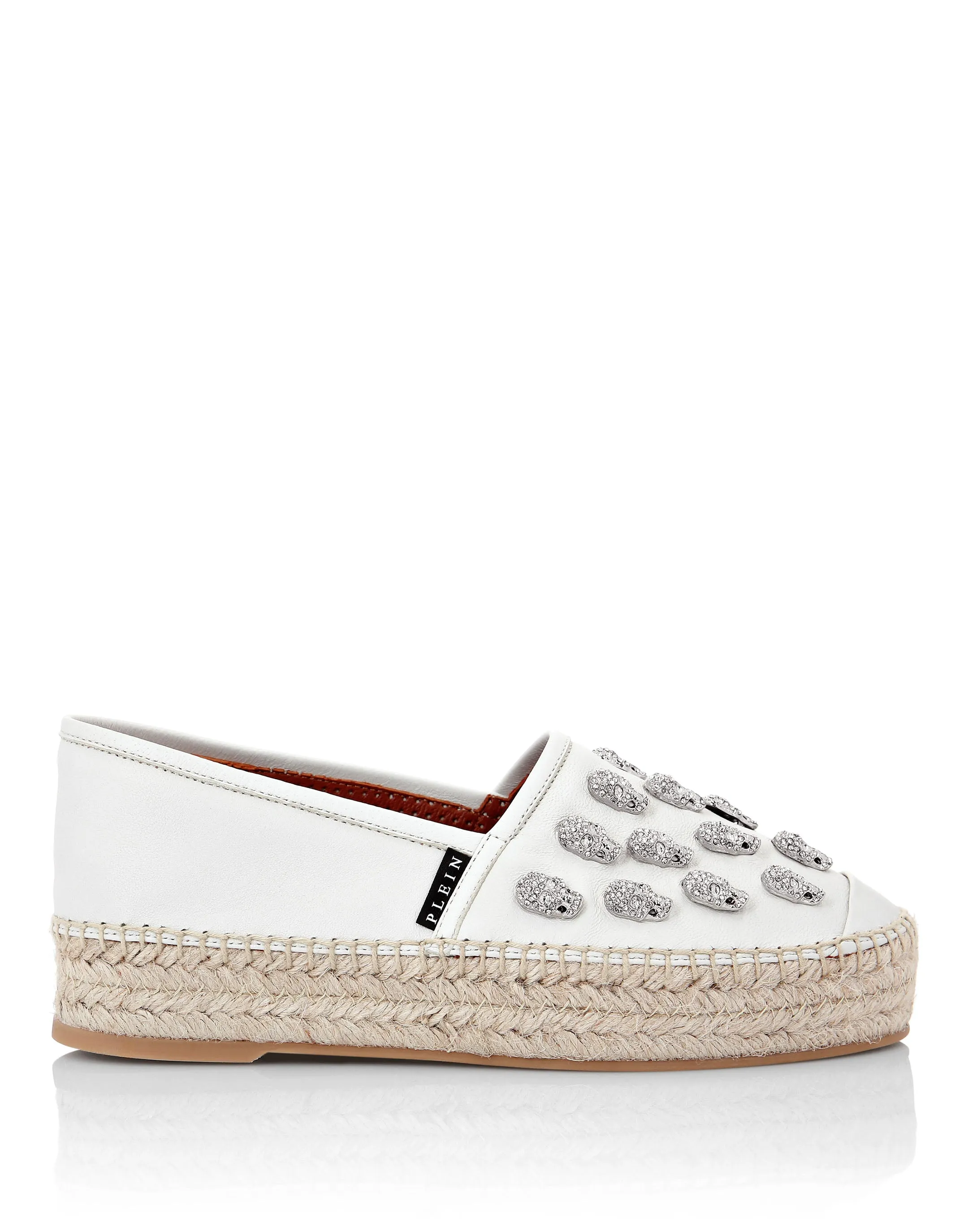 Leather Espadrillas Skull