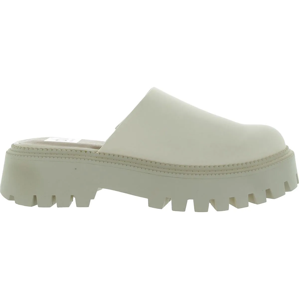 Lexy Womens Faux Leather Slip-On Mules