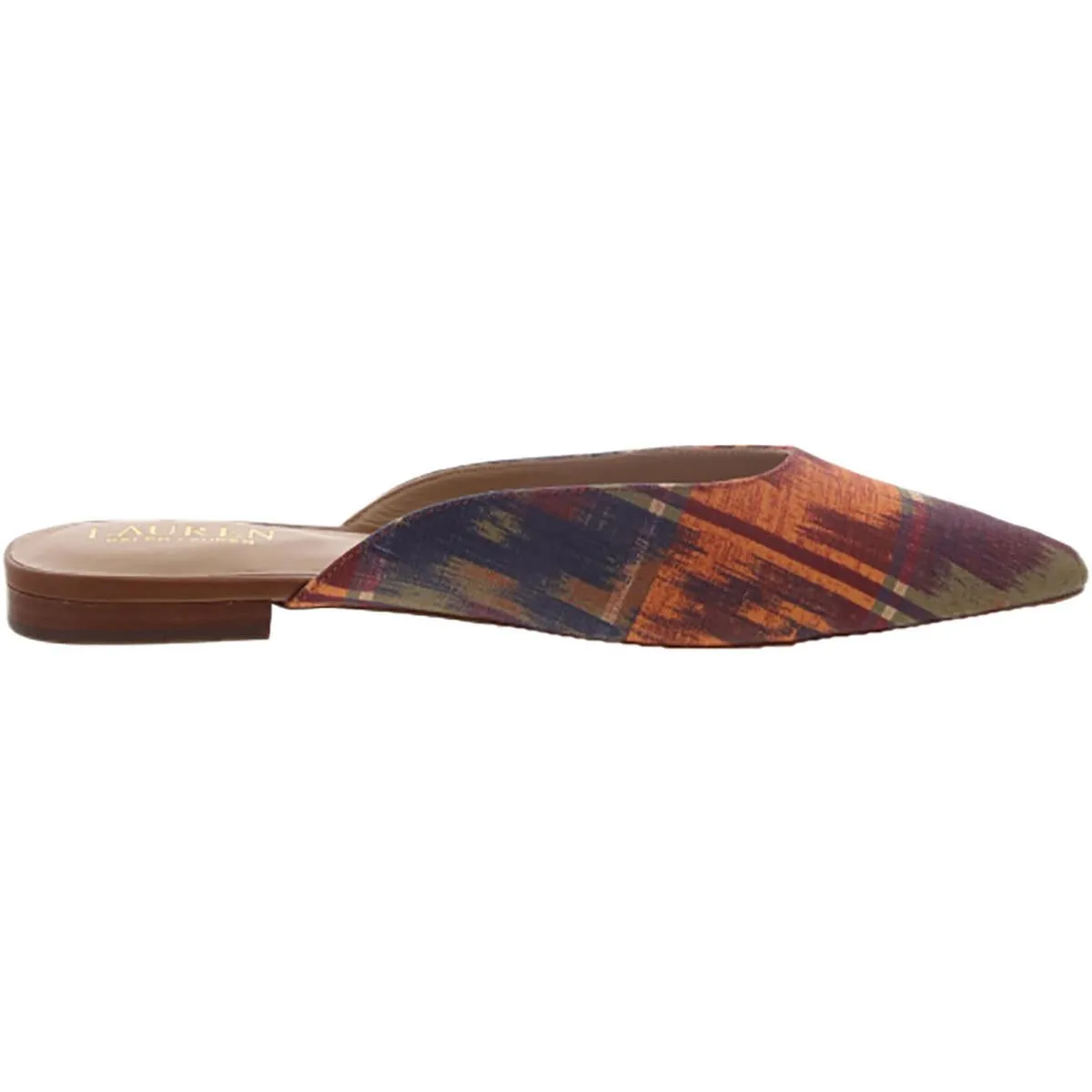 Londyn Mule Womens Printed Heeled Mules