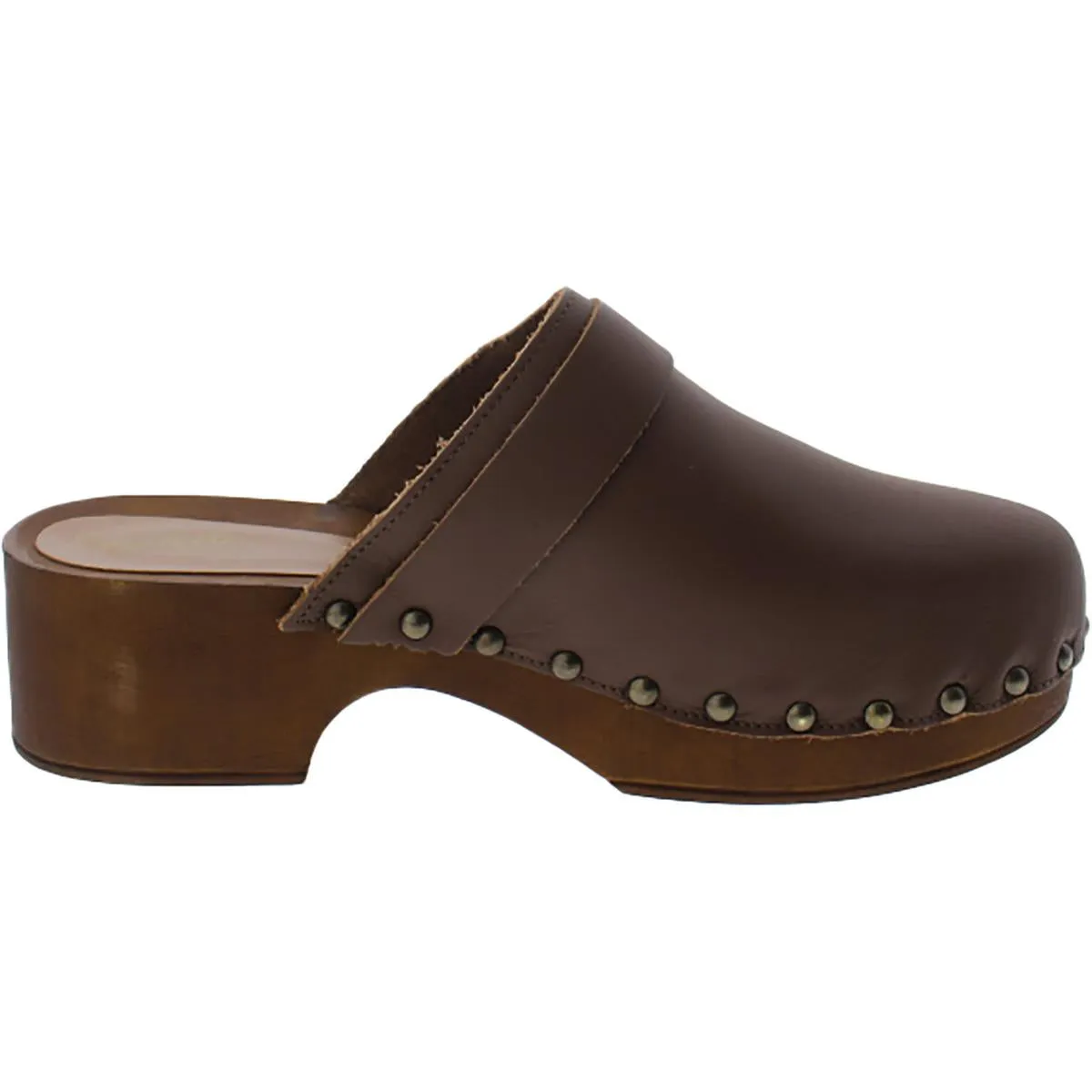 Loud And Clear Womens Laceless Slip On Clogs