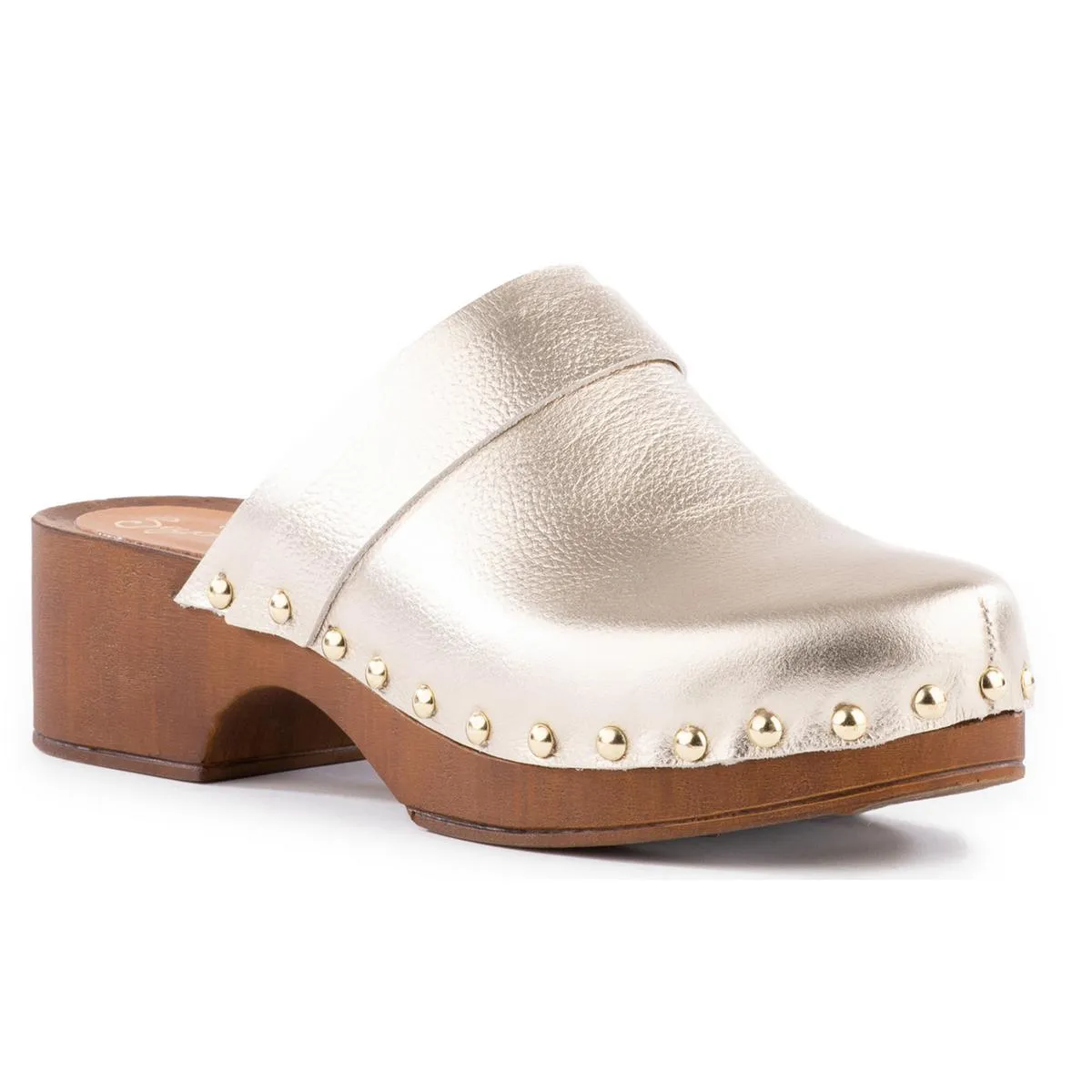 Loud And Clear Womens Laceless Slip On Clogs