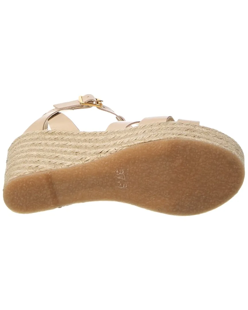 M by Bruno Magli Estra Leather Wedge Sandal