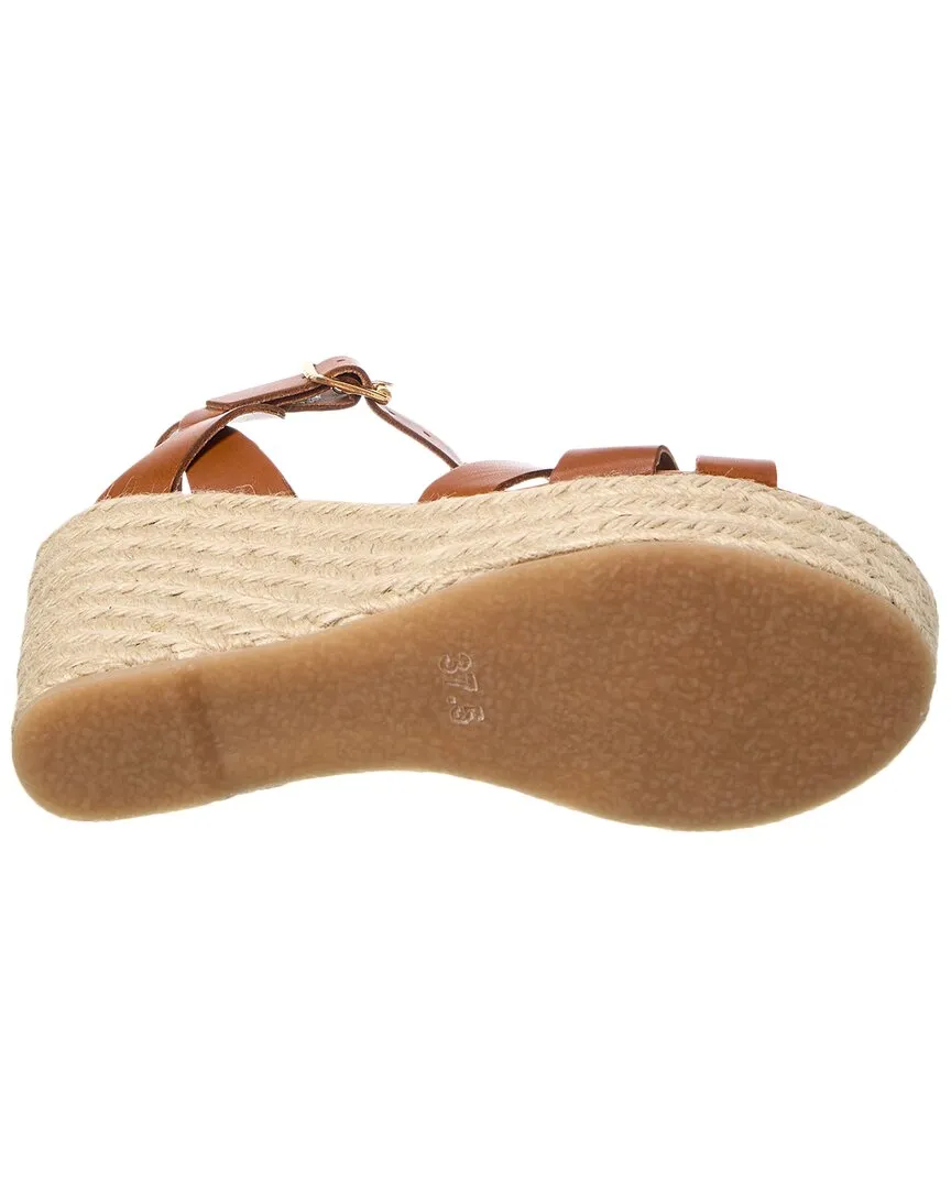 M by Bruno Magli Estra Leather Wedge Sandal