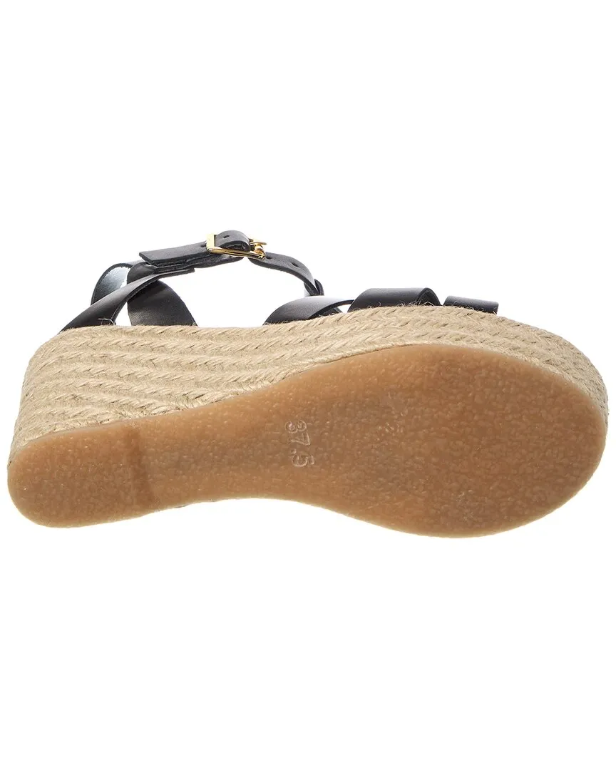 M by Bruno Magli Estra Leather Wedge Sandal