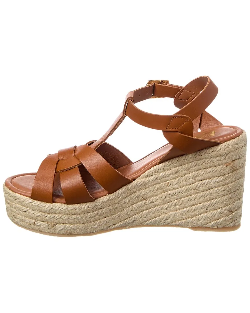 M by Bruno Magli Estra Leather Wedge Sandal