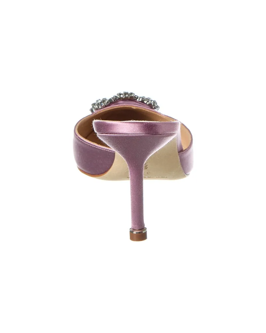 Manolo Blahnik Hangisimu 70 Satin Mule