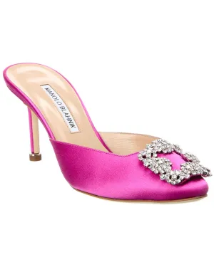 Manolo Blahnik Hangisimu 70 Satin Mule