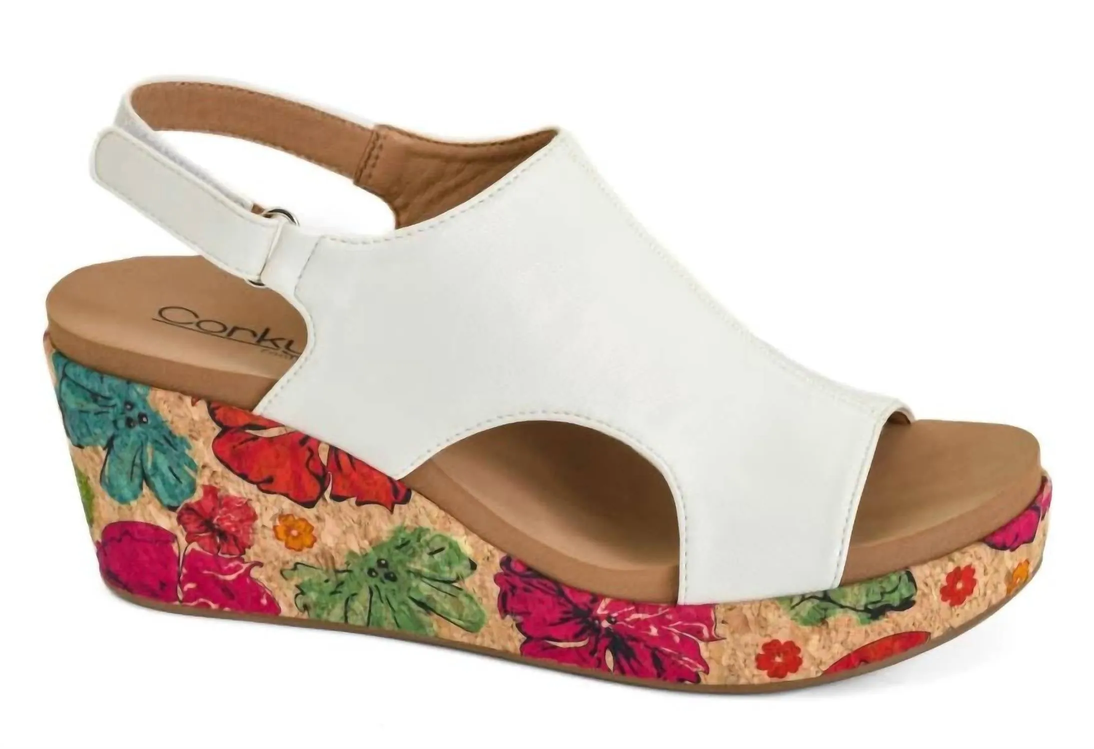 Margarita Carly Wedge In White