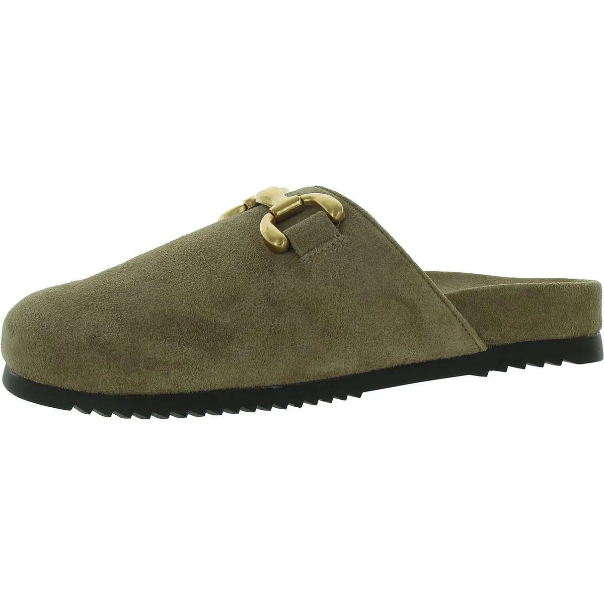 Masin Womens Chain Slip-On Mules