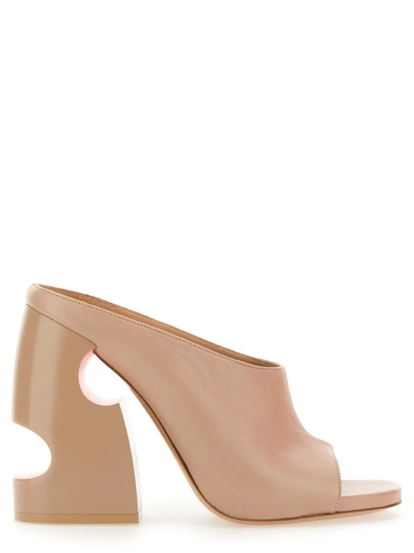 Meteor Heeled Mules