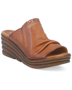 Miz Mooz Abbie Leather Wedge Sandal