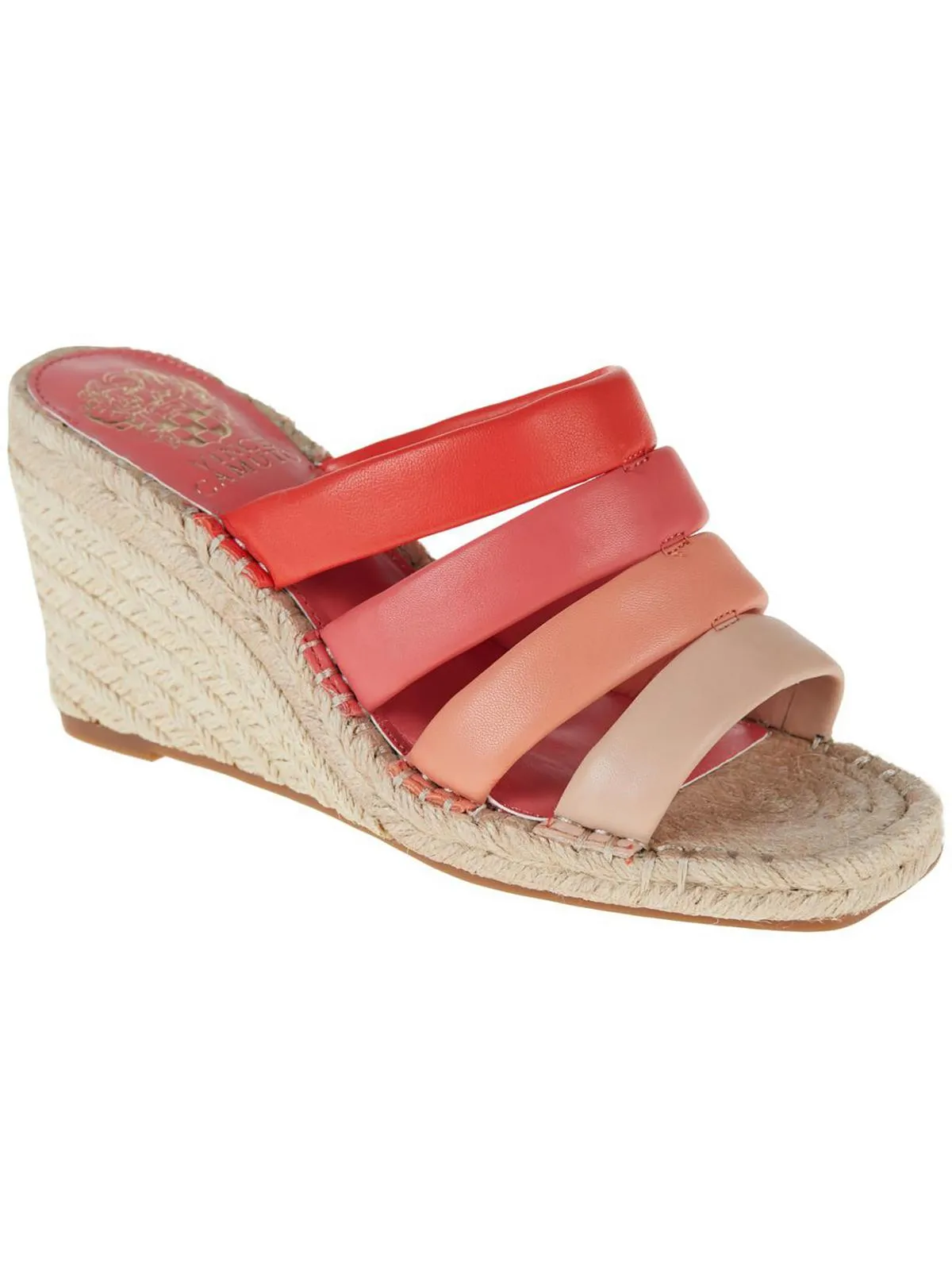 Molisana  Womens Leather Slip On Espadrilles