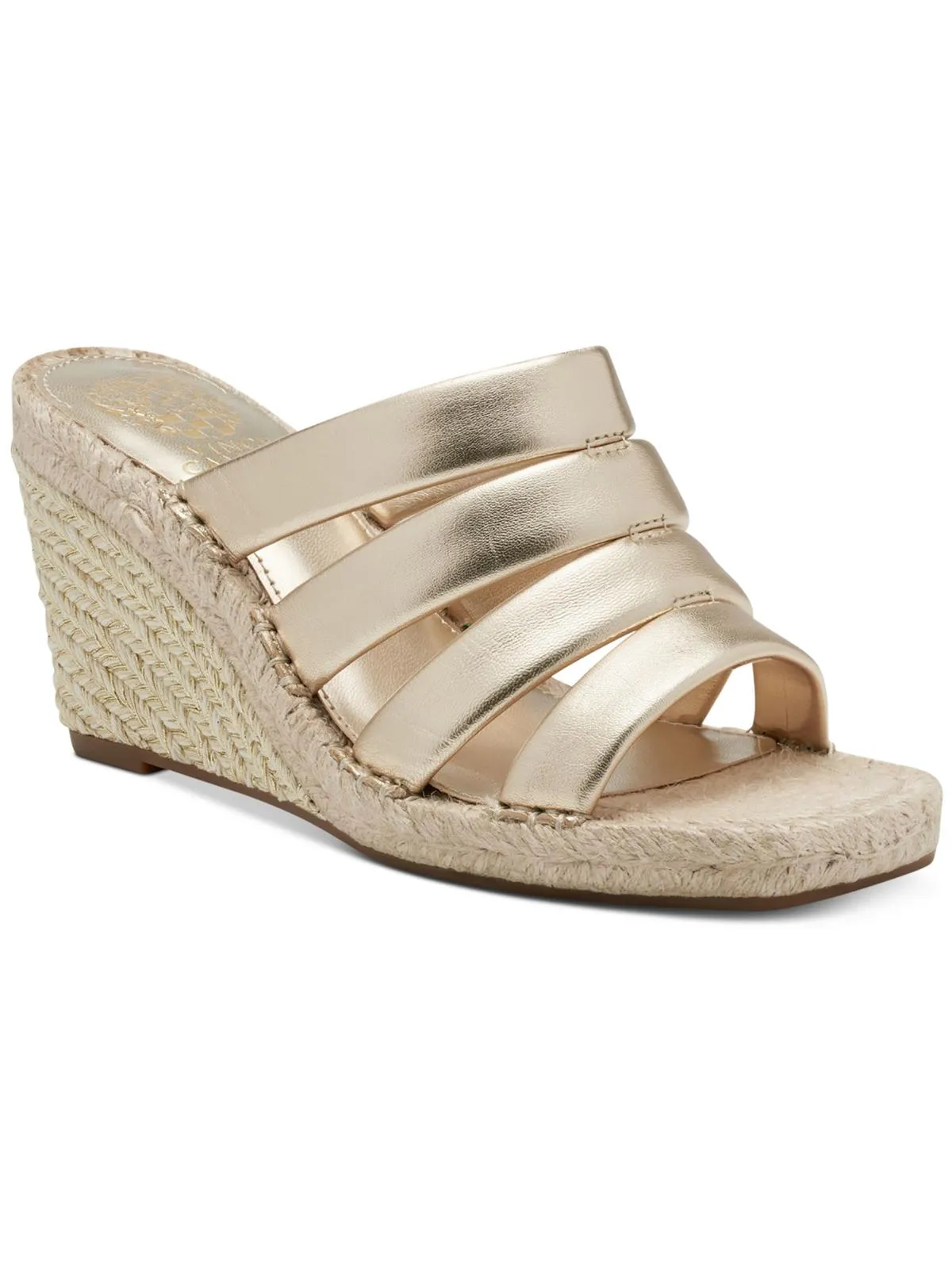 Molisana  Womens Leather Slip On Espadrilles