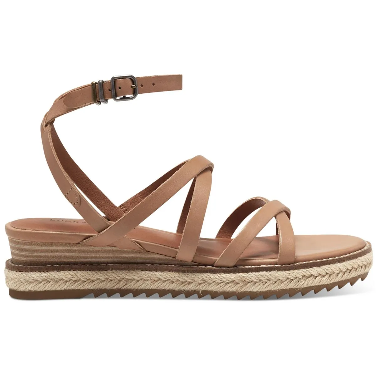 Nemelli Womens Strappy Leather Espadrilles