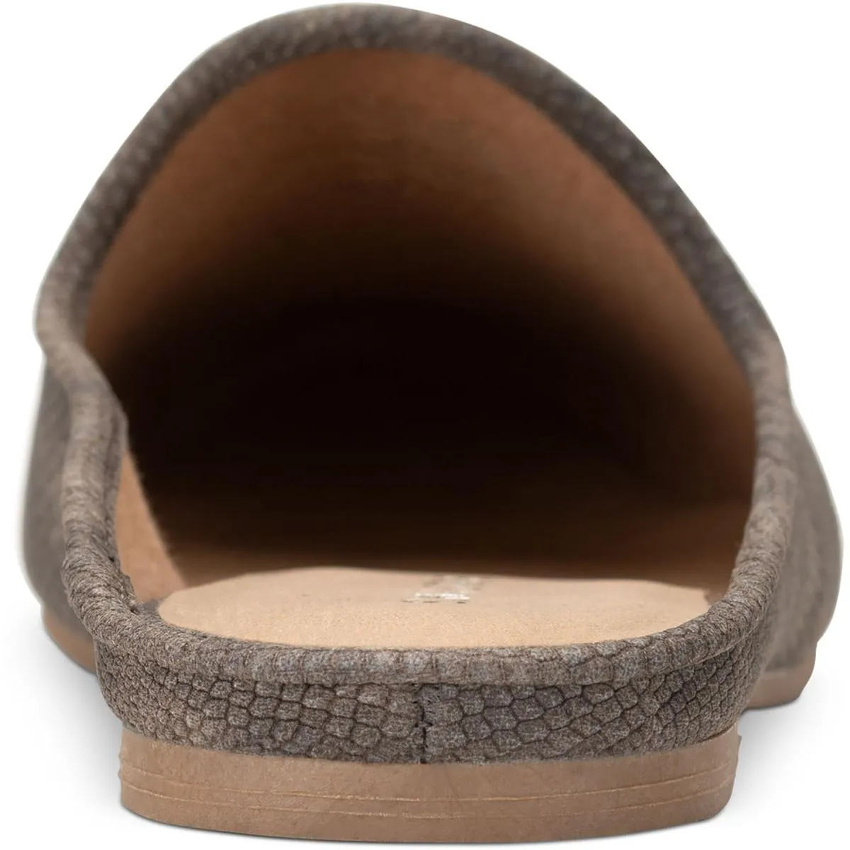 Ninna Womens Faux Leather Padded Insole Mules