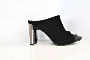 Nobby Open Toe Mule In Black