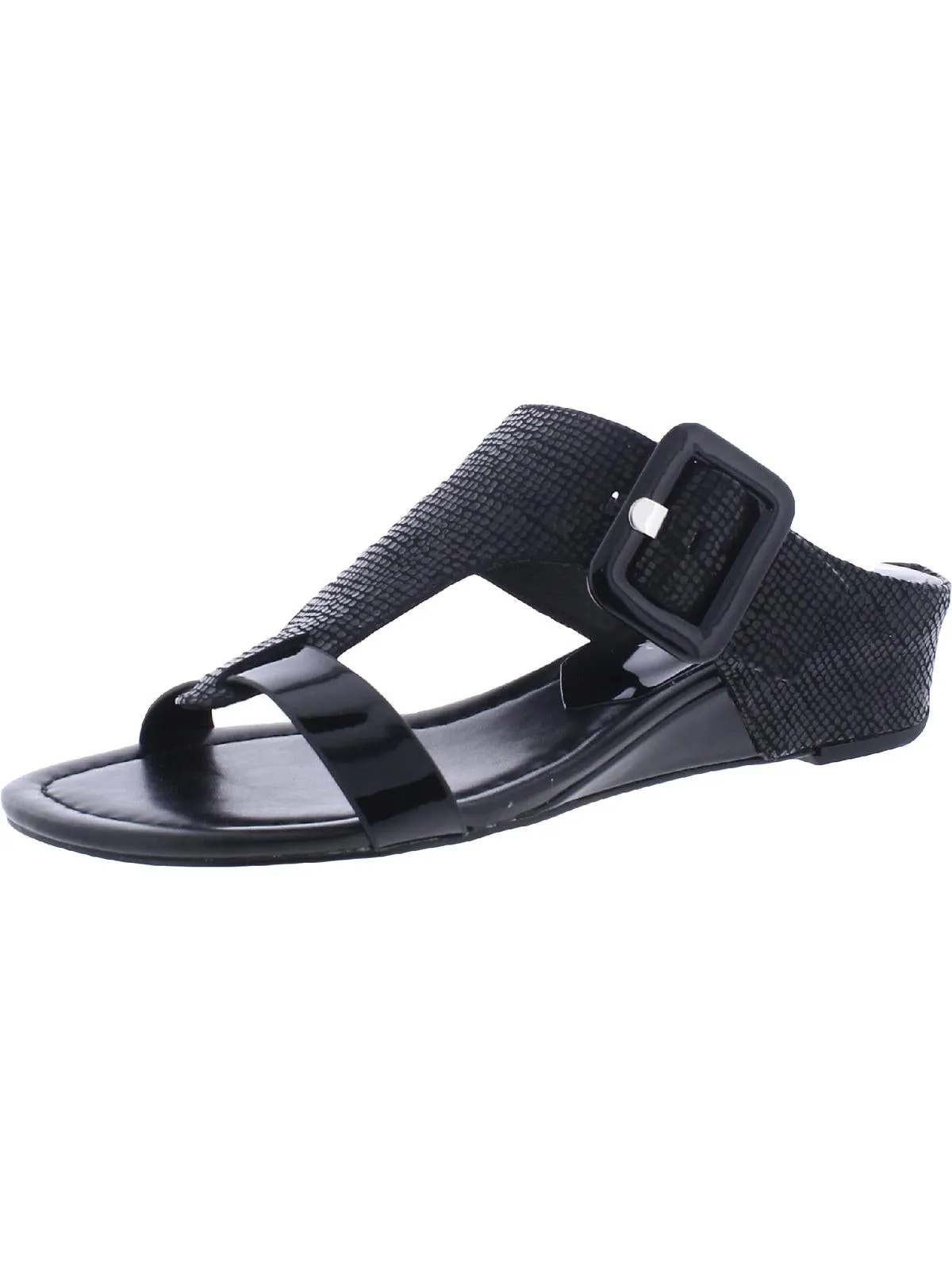 Ofelia Womens Adjustable Cork Wedge Sandals