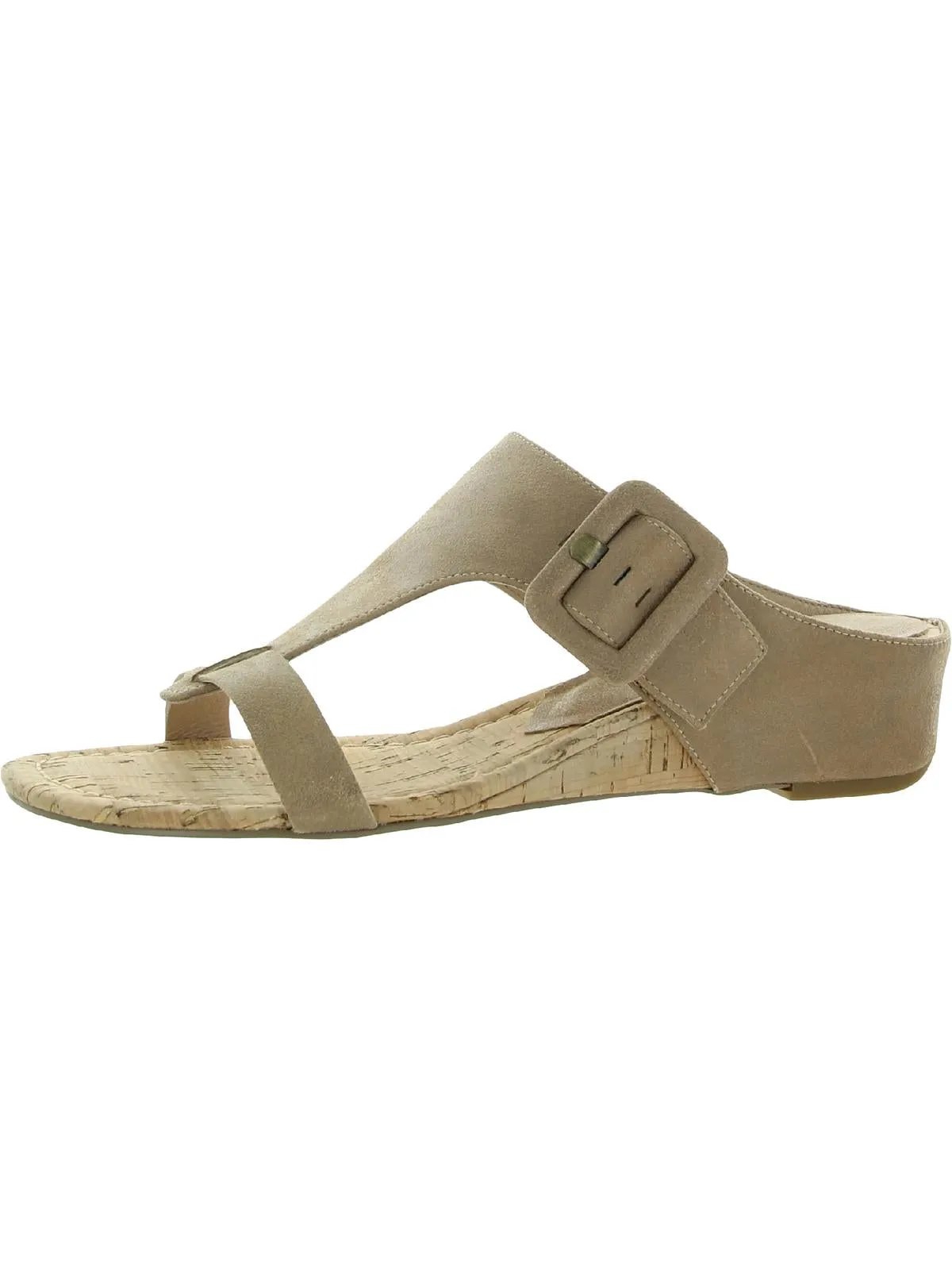 Ofelia Womens Adjustable Cork Wedge Sandals