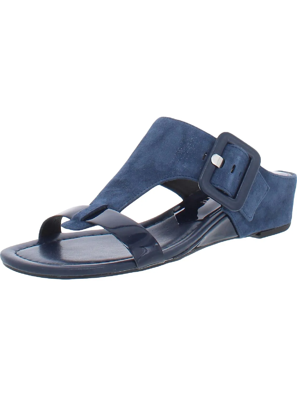 Ofelia Womens Adjustable Cork Wedge Sandals